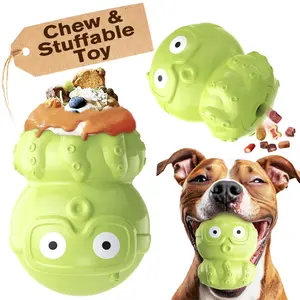 KADTC Dog Chew Octopus Toy - Puppy Stuffable Freezable Toy - Treat Food Dispensing Ball -  Erichment Toys - Durable & Indestructible