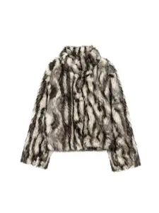 Artificial leather coat coat grass effect European and American style cross-level new women's clothing autumn