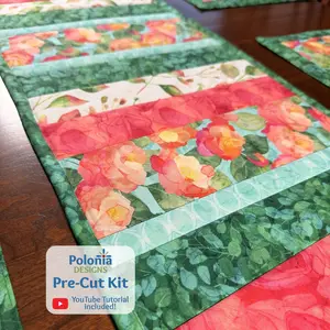 Veranda 12"x42" Quilt-As-You-Go Table Runner Kit