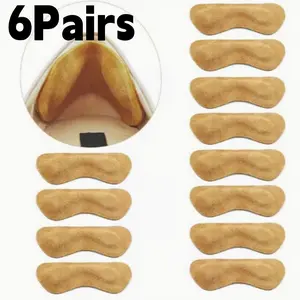 6 Pairs of Ant with Anti Wear and Anti Heel Pads and Insoles for Both Men and Women,