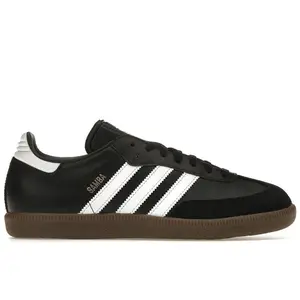 adidas Men's Samba Leather Black White, from StockX