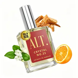 ALT. FRAGRANCES Crystal No. 23 Extrait de Parfum 60ml | Inspired by Baccarat Rouge 540 | Unisex Luxury Long Lasting Fragrance with Rich Jasmine, Amberwood & Cedar Notes | All-Day Wear for Men & Women | Sophisticated Warm Woody Floral Scent