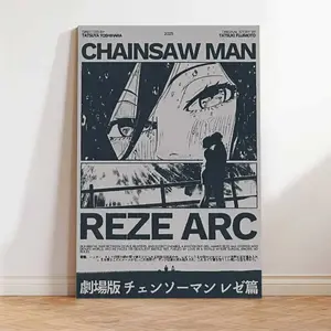 Manga Art Print Chainsaw Man Official Poster Perfect Anime Decor for Any Space
