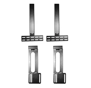 Silver & Gold Adjustable Base Headboard Brackets