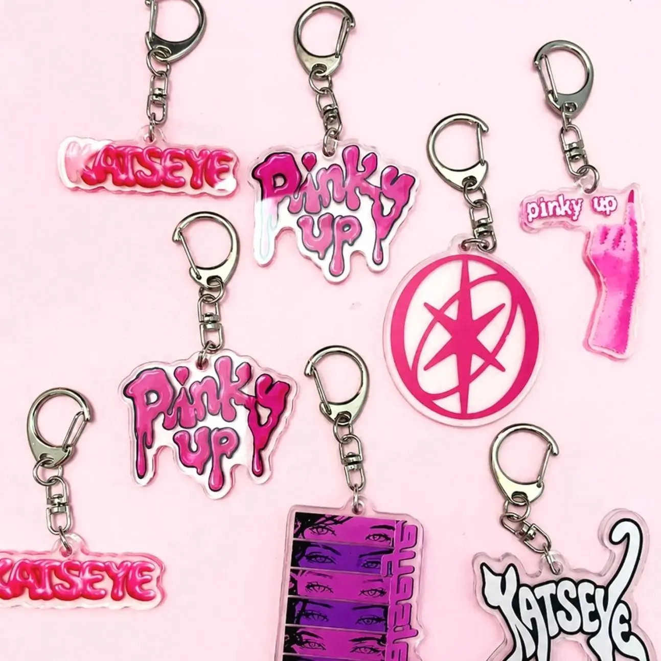 katseye pinky up era keychains LIMITIED EDITION