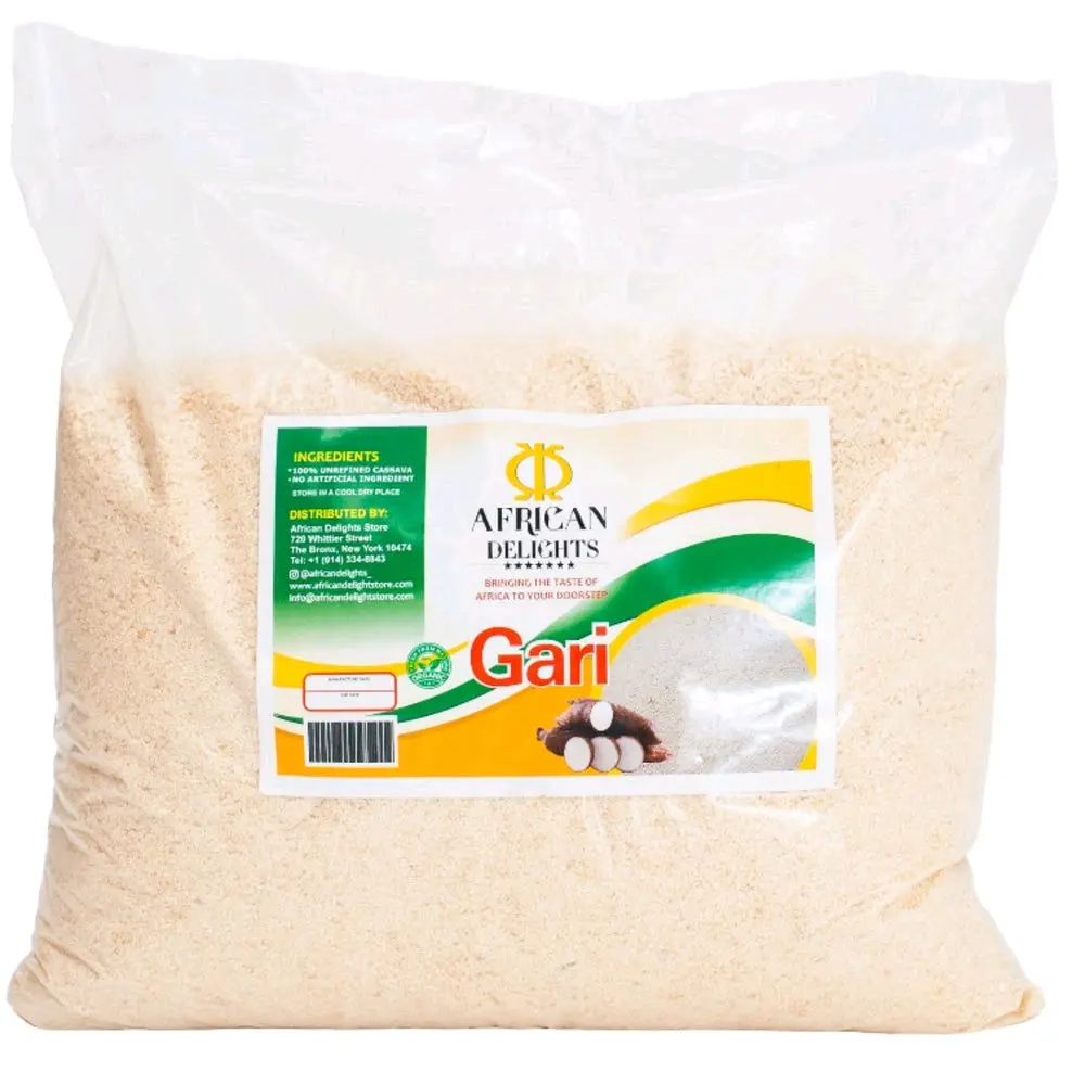 African Delights Ghana White Gari, All Natural Cassava Flour