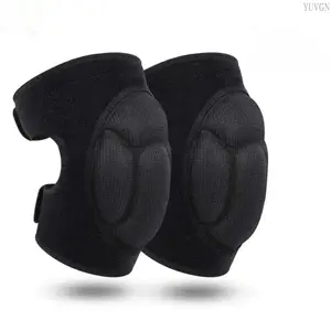 Adult Thick EVA Foam Knee Pads, 20mm shock-absorbing cushion, non-slip design with adjustable hook-and-loop straps.Flexible & breathable supportive knee protection, durable black 1-piece pair.Perfect for gardening, construction, volleyball, football, da