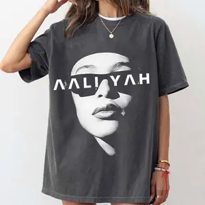 Comfort Colors Aaliyah Vintage Bootleg T-Shirt, Aaliyah Homage Graphic Unisex Tee ,Actress Tee, Retro 90's Fans