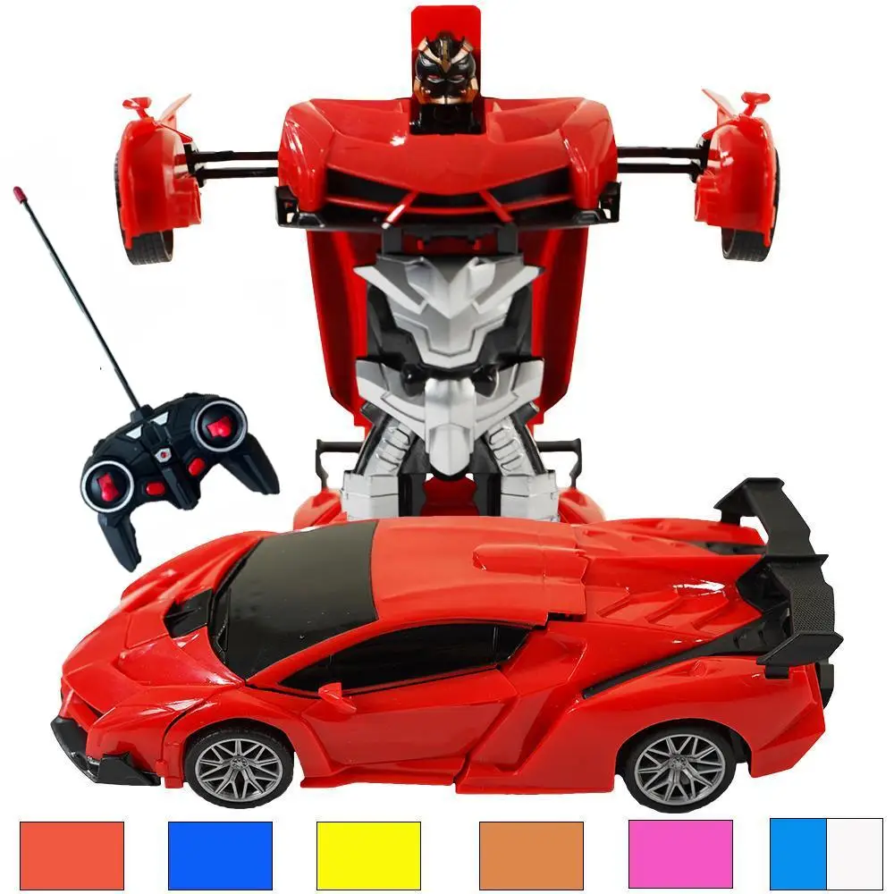 Remote Control Transforming Car Toy, 1 Set Rechargeable Electronic Drift Racing Car Toy with Dynamite Sound Effects & Lighting, Toy Car, Birthday Gift