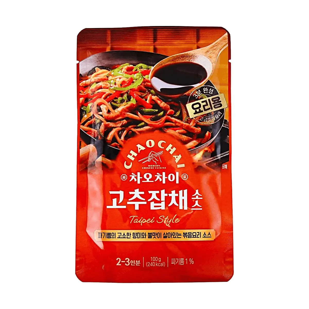 CHAOCHAI Korean Japchae Sauce 100g - Authentic Stir-Fried Vegetable Seasoning for Noodles & Rice - Savory Korean Flavor