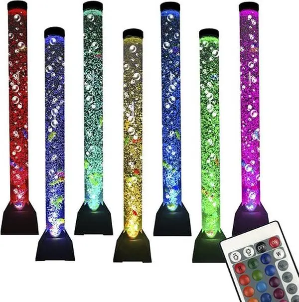 Bubble Tube Floor Fish Aquarium.  4 Foot (48in) 20 Color