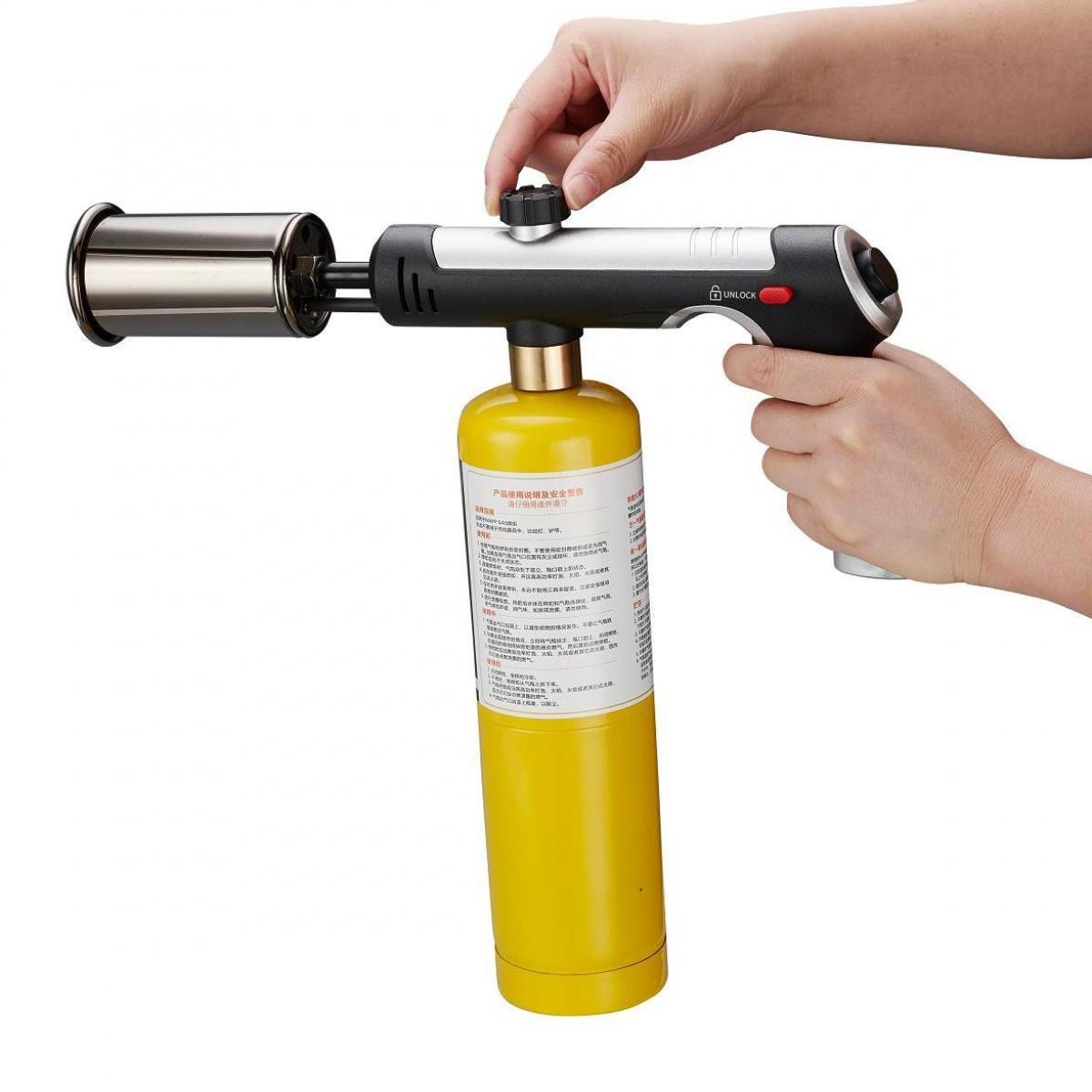 MT-920 Powerful Propane Cooking Torch, One-Button Ignition Adjustable High Flame, Heavy-Duty Searing Torch For Steak BBQ CE Certified Portable Culinary Blow Torch For Kitchen Camping Charcoal Starter, Viral Must-Have Kitchen Gadget For Chefs & Grill Maste