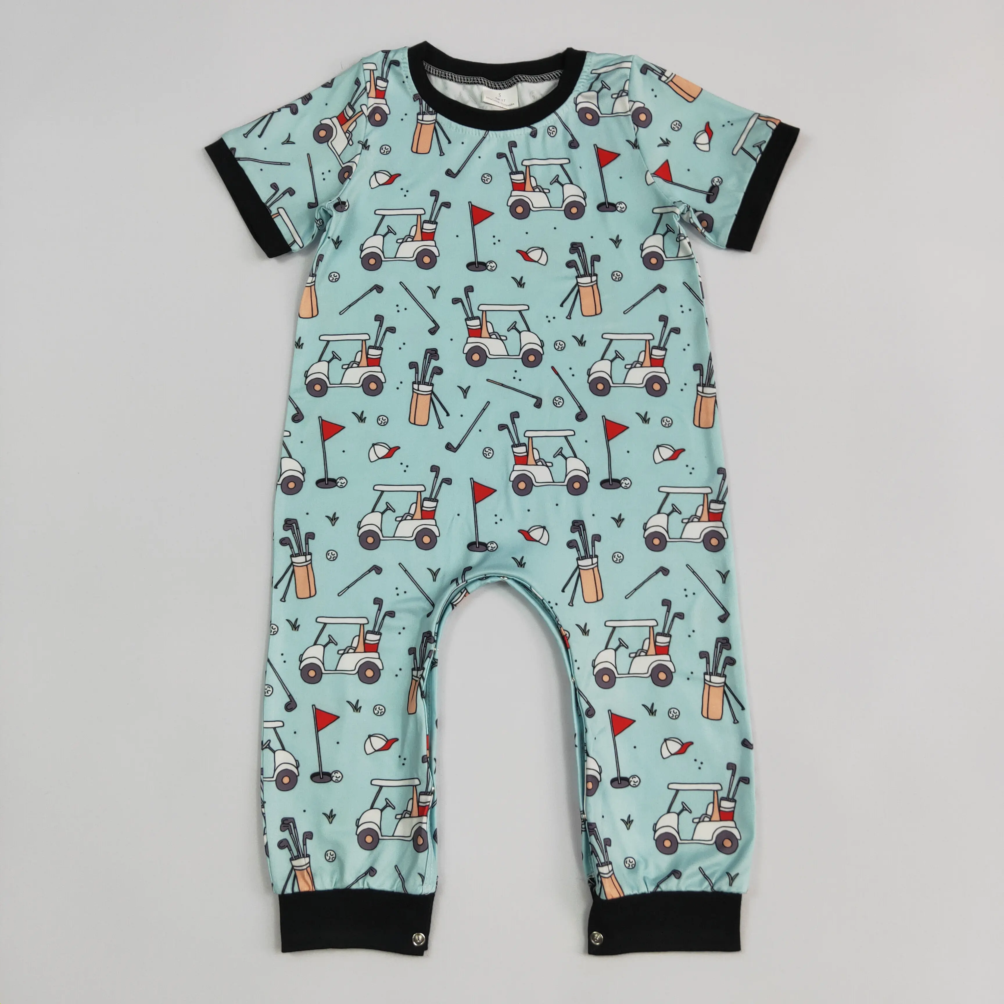 summer golf boy romper