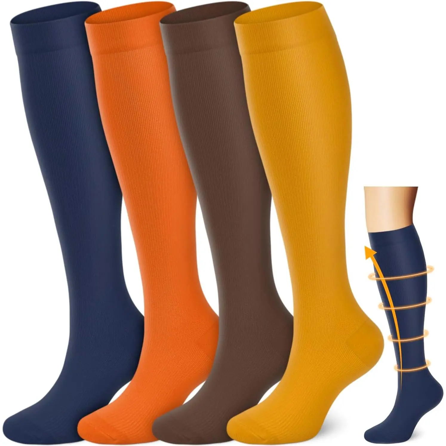 A5 - Navy/Orange/Coffee/Yellow