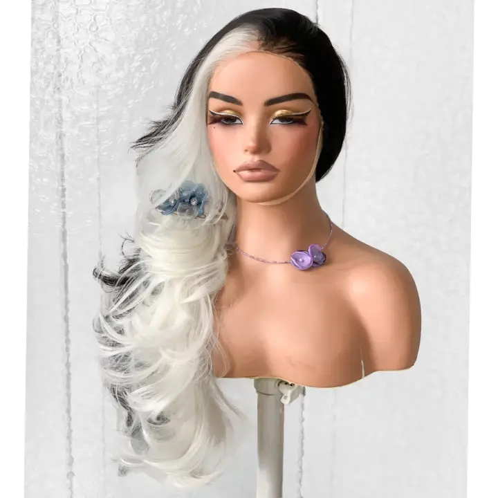 Half Black Half Blonde