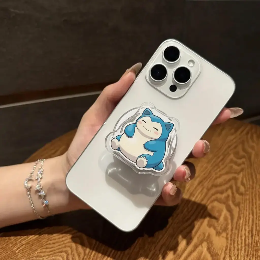 Cute Blue Animal Magsafe Phoen Grip - Kawaii Magnetic Phone Holder - Gift for you
