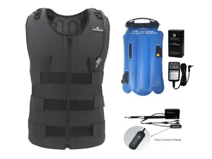 COMPCOOLER Cooling Vest - Men & Women,Ice Vest Temperature Adjustable and Keeps Cooling for a long time,Hot Days Outdoor Work