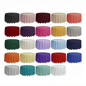 Polyester Round Table Cloths for Weddings and Events