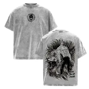 Escanor Lion Sin of Pride T-Shirt Roaring Lion Manga Artwork Vintage Washed Oversized Japanese Anime Streetwear Heavy Cotton Unisex Retro Tee Gift For SDS Fans Shortsleeve Tropical Crewneck Tshirt Top Menswear