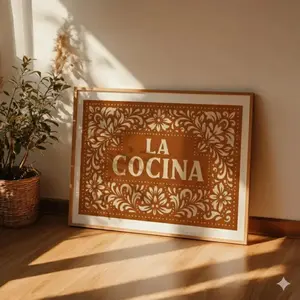 [UNFRAMED] Talavera Mexicana, Mexico Wall Art, Mexican Art, Kitchen Art, Cocina Mexicana,Folk Art