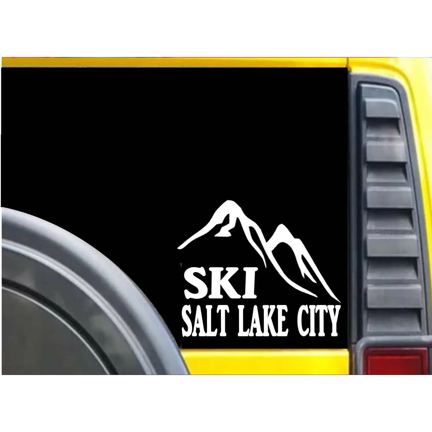 Ski Salt Lake City K648 6 inch Sticker Mountain decal