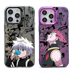 Anime Killua Hunter X Hunters Phone case for iPhone 17 Pro Max Air 16 15 14 13 12 11 Pro Max Plus 17E 16E & Samsung Galaxy S26 S25 S24 S23 S22 S21 FE EDGE Ultra PlusBlack Matte Shockproof Cover