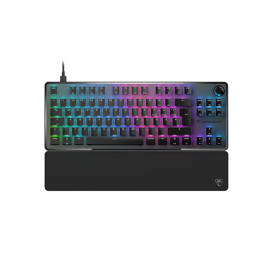 Turtle Beach Vulcan II TKL Pro Magnetic Mechanical RGB Gaming Keyboard – Analog Hall-Effect Switches, Adjustable Actuation, Rapid Trigger, Swappable Keycaps