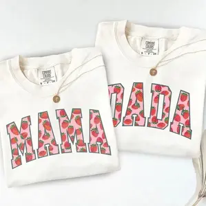 Comfort Colors Berry Matching Family T-Shirt, Strawberry Mama Dada Tee, Couple Matching Shirt, Gift for Mom Dad, Cute Graphic Tee, Funny Family Outfit