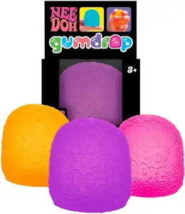 Schylling NeeDoh Gumdrop Textured Sensory Fidget Toy Colors May Vary (3 Pack)Schylling NeeDoh Gumdrop Textured Sensory Fidget Toy Colors May Vary (3 Pack)