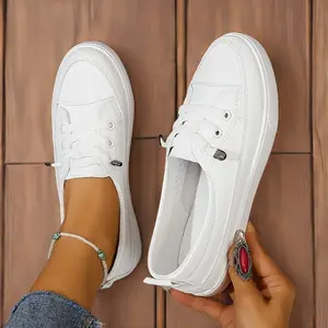 Women's Comfortable Edition I White Casual Shoes Sneaker-Super Comfortable Design, Relaxed Casual Shoe Style, Low-Key Casual Appearance, Suitable for All Occasions Closed Runner Training Trainer Athletic Running