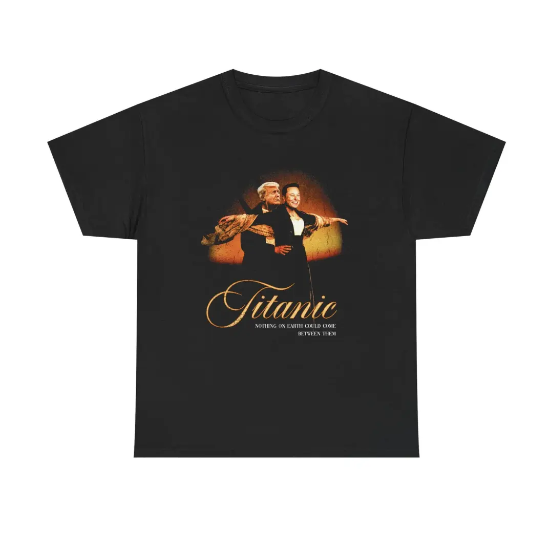 Titanic T-shirt, Funny Meme Shirt, Gifts Shirt, Menswear Womenswear Cotton Comfort Top Shortsleeve Crewneck Tshirt Streetwear Casual