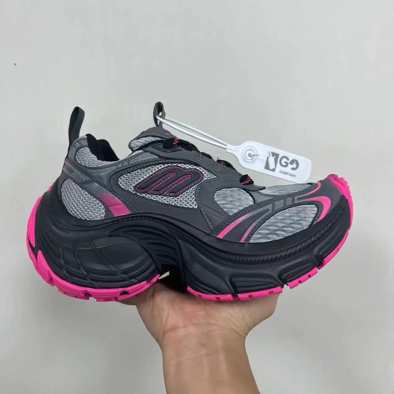 Dad shoes Men's Thick soled shoes 10XL 35-46 height increasing lace up low cut comfortable and versatile casual sports tire sneakers