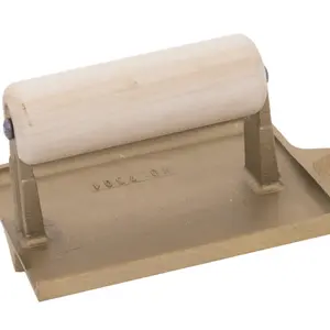 Bronze Groover 10418 Contractor Grade QLT 6x4 Depth 3/8 Width 1/4 Radius with Soft Grip Handle for Concrete Slab Joints