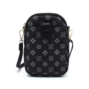 Fashion World CM Monogram Mini Crossbody Bag Cell Phone Purse