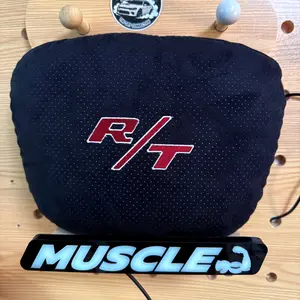 SRT R/T Car Neck Pillow for Dodge Charger, 2 PCS Soft Comfortable Headrest Cushion, Mopar Muscle Car Interior Accessories Gift for Men Vehicle