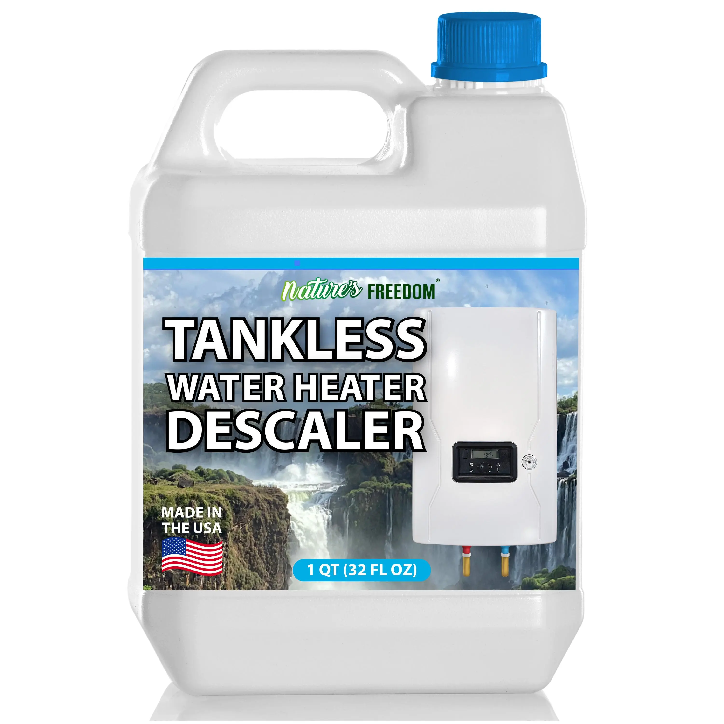 Tankless Water Heater Flush Descaler, Made in the USA