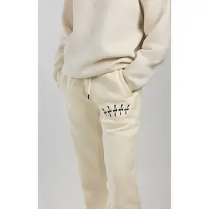 GOODKARMA Cream Cuffed Sweatpants