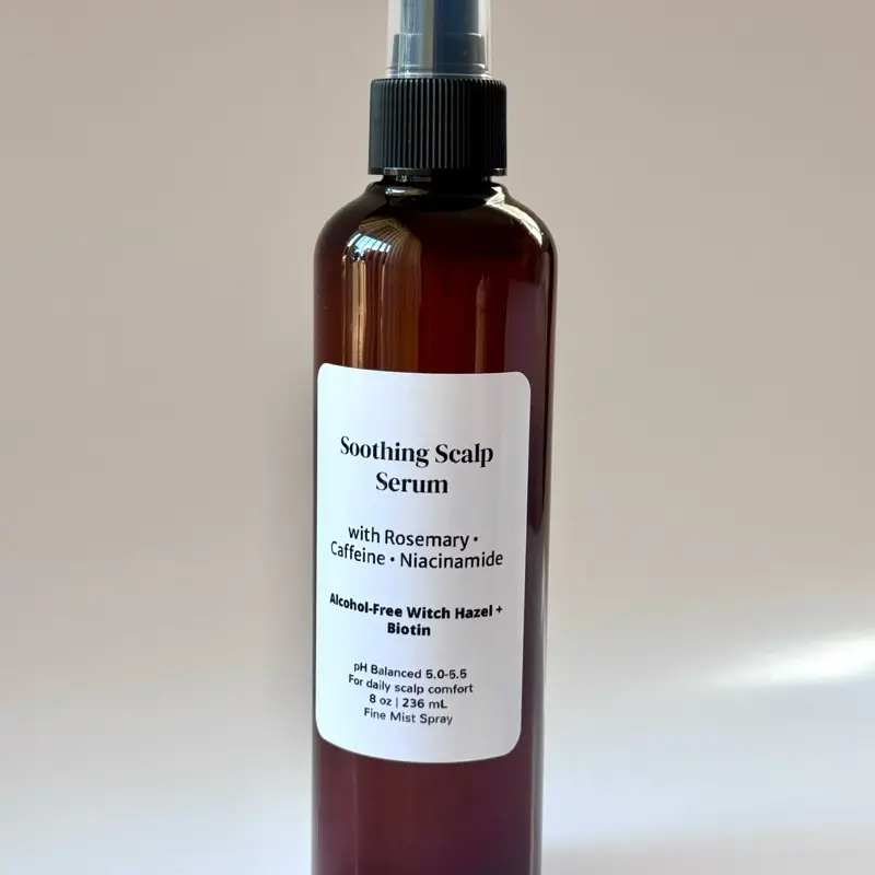 Soothing Scalp Serum with Rosemary + Caffeine + Niacinamide – 8 oz