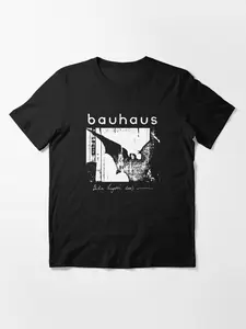 BLACKLYLY Bauhaus - Bat Wings - Bela Lugosi's Dead T-Shirt - Unisex Cotton Tee Shirt Top
