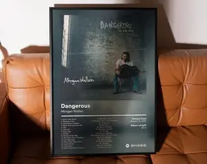 morgan Dangerous The Double Album Poster – FREE US and Eu Shipping – Album Cover Posters – Aesthetic Music Posters for Bedroom