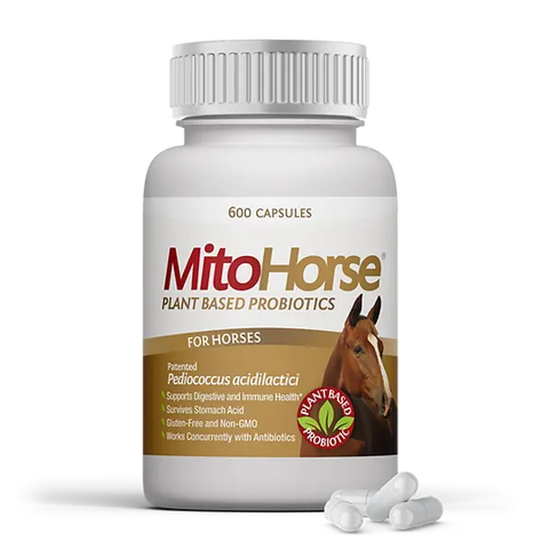 MitoHorse™, Probiotics for Horses, 600 capsules/bottle