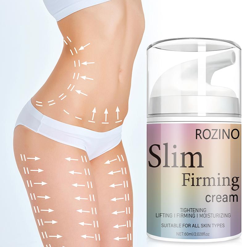 ROZINO Cream - Tightens Loose Belly Skin & Skin On Legs Arms Body & Butt - 60ml Moisturizing Formula for Defined Look