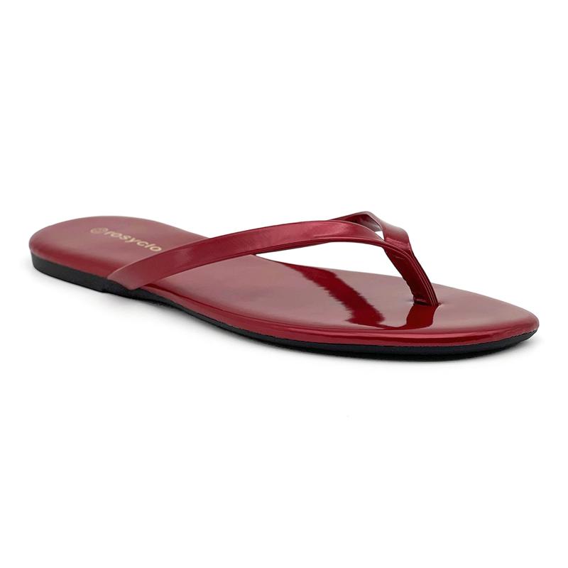 Lumubby Classic Women's PU Flat Flip-Flops Durable Slip-Resistant Slippers for Indoor Outdoor Beach Pool Use Square-Toe Design Mirror-Surface Finish Unisex Stylish Lightweight Lumubby Classic Women's PU Flat Flip-Flops Durable Slip-Resistant Slippers for Indoor Outdoor Beach Pool Use Square-Toe Design Mirror-Surface Finish Unisex Stylish Lightweight