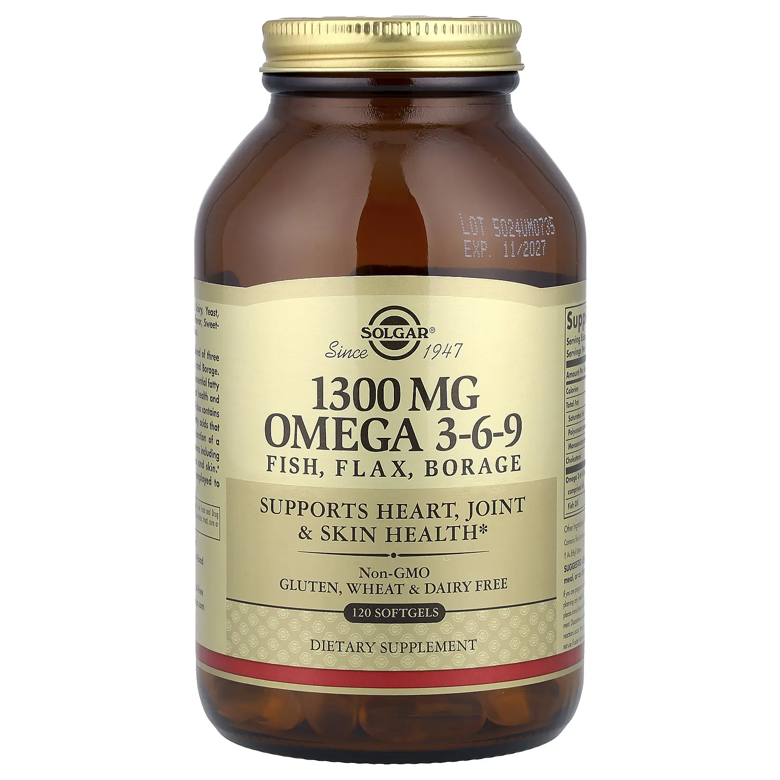 Solgar Omega 3-6-9, 120 Softgels