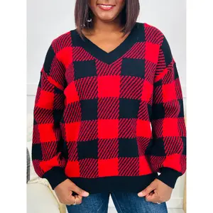 Midnight Grid Sweater