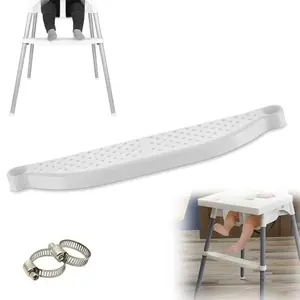 Adjustable High Chair Footrest, PP Material, Non-Slip, Compatible with Ikea Antilop High Chair, Durable and Comfortable Design