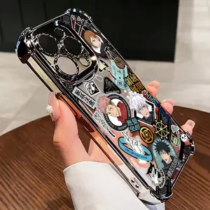 This Phone Case Featuring Japanese Anime 'Jujutsu Kaisen' Is Compatible with Iphone Models 16, 15, 14, 13, 12, 11 Pro Max, X, XR, XS Max, 8, And 7 Plus, And Offers a Transparent Soft Back That Protects Against Drops. Phone Accessory