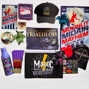 Spellbinding Sports Collector Box - Bulk Set with Magical Triathlon T-Shirt Dragon Plushies Hat & More Drinkware Decor