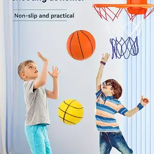 1PC soft bullet silent basketball | slapping is almost silent | indoor training does not disturb the people and does not blow up the building | children play, parents are more at ease