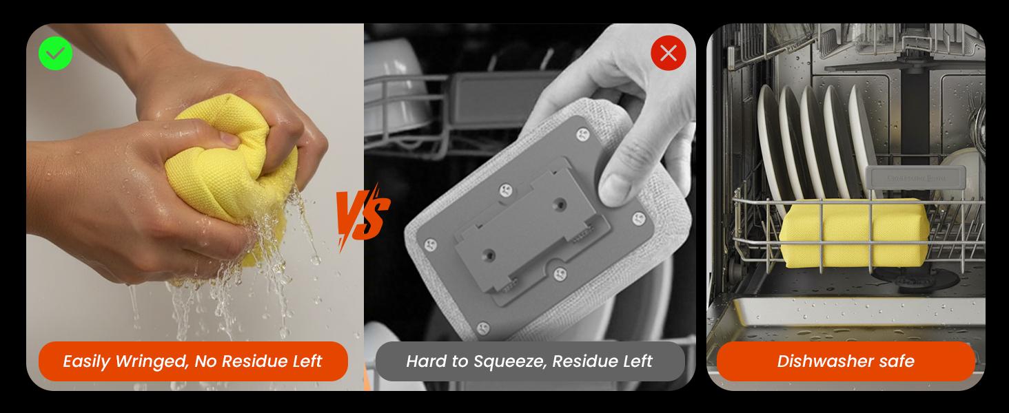 Grill Brush Bristle Free w/Replaceable Yellow Head, Enamel Safe, 17" Long Handle Grill Cleaner for Outdoor BBQ & Griddle, MAX Stainless Steel Scraper, Corner Reach for Cast Iron Steel